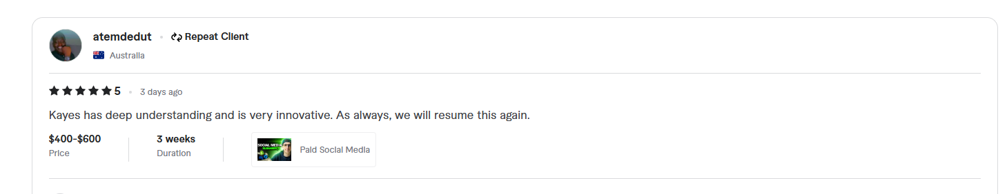 Client Review